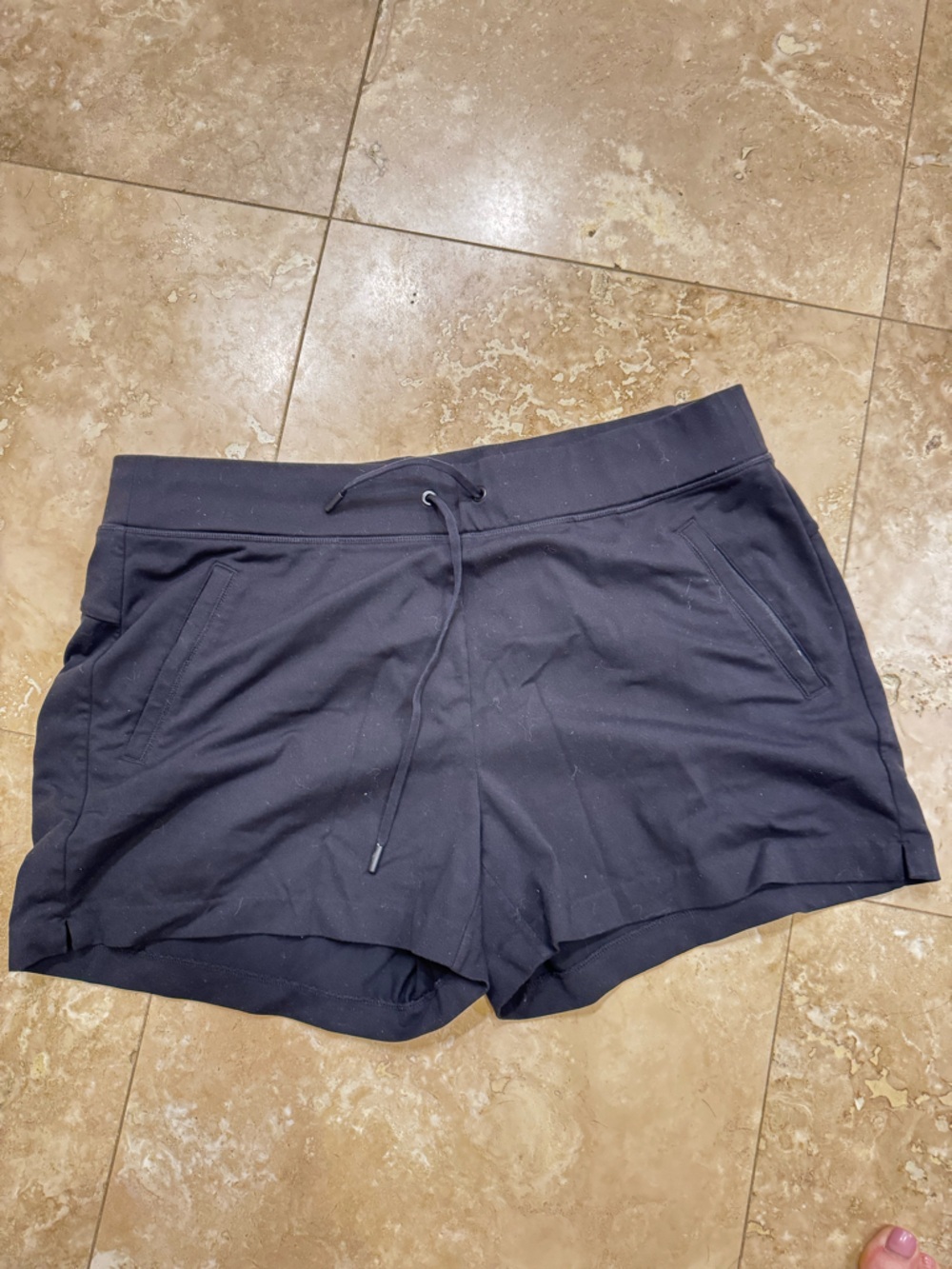 Athleta Black Active Knit Shorts